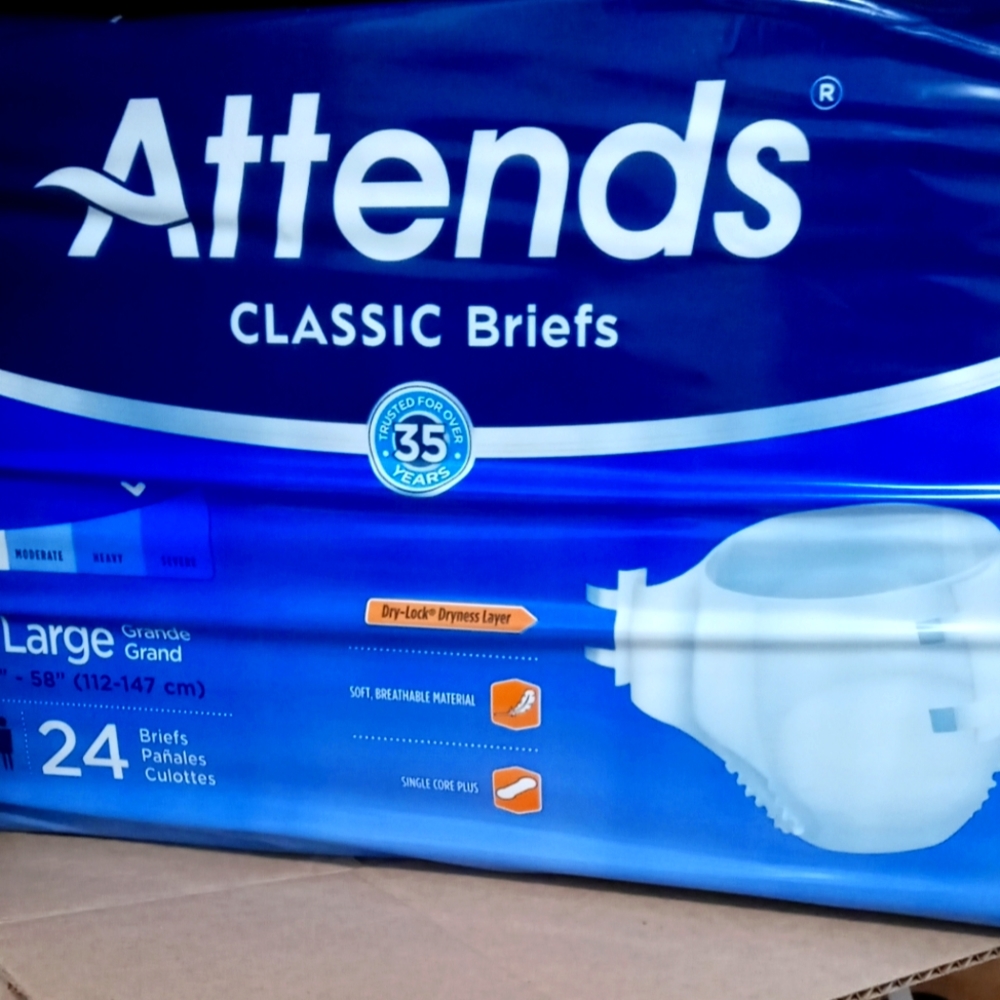 Adult Brief Diapers (Large)